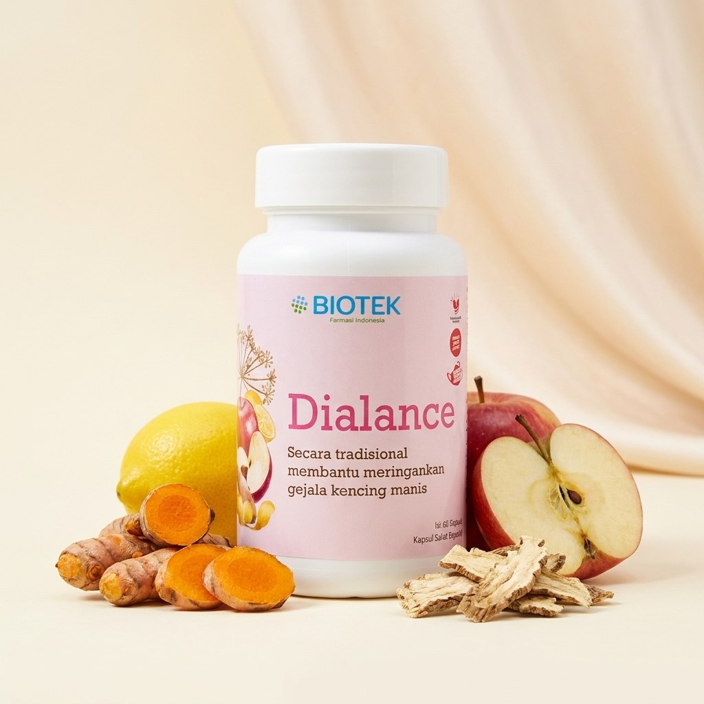 Kemasan Dialance Biotek dengan bahan herbal